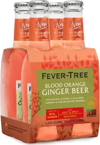 Fever Tree Blood Orange Ginger Beer Non Alcoholic England
