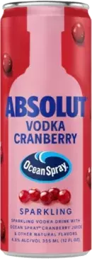Absolut Ocean Spray Cranberry Rtd