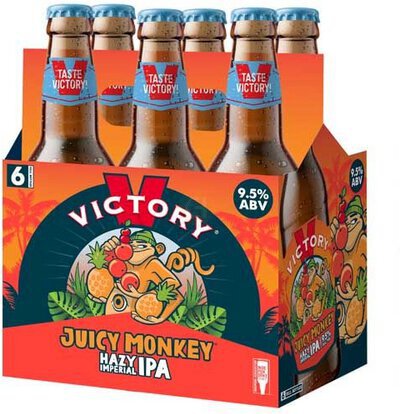 Victory Brewing Juicy Monkey Hazy Imperial India Pele Ale Beer