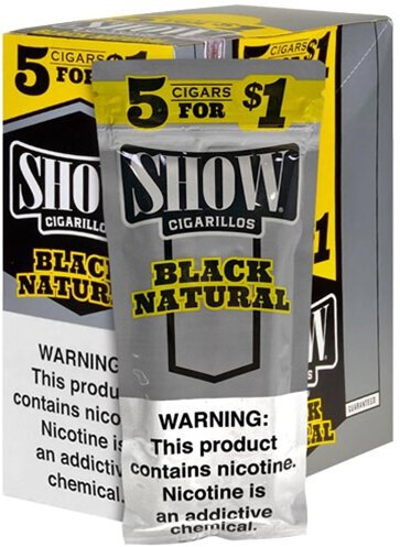 Show Cigarillos Black Natural Unit