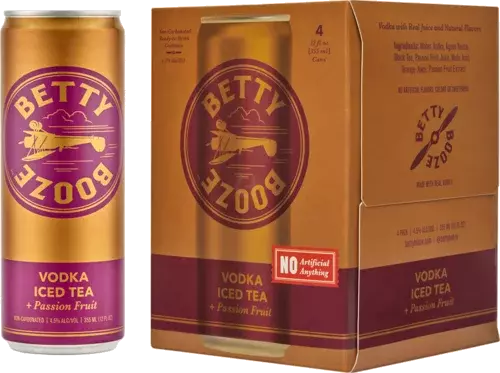 Betty Booze Vodka Iced Tea & Passion Fruit