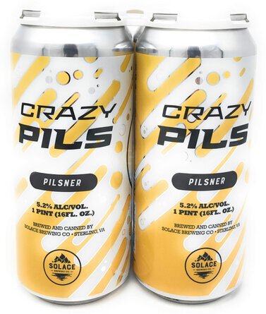 Solace Brewing Crazy Pilsner