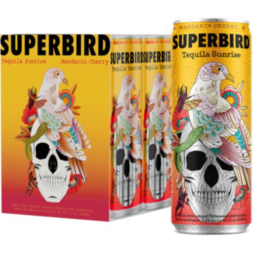 Superbird Tequila Sunrise - 4 Pack 12OZ - Wall to Wall Wine And