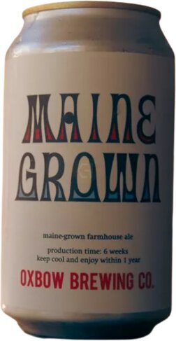 C Oxbow Maine Grown Farmhouse Ale