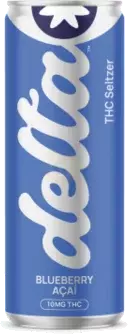 Delta 10mg Thc Blueberry Acai Seltzer