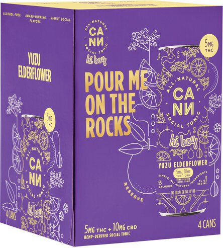 Cann Thc Yuzu Elderflower 5mg 10mg Cbd