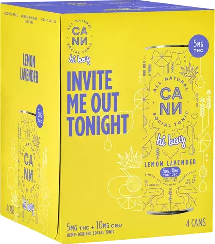 Cann Lemon Lavender 5mg Thc 10mg Cbd