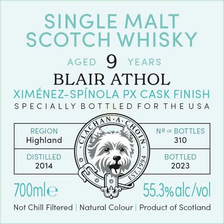 Murray Mcdavid Benchmark 9yr Blair Athol Px Single Malt