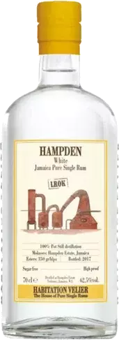Hampden Estate Habitation Velier Lrok White Jamaican Pure Single Rum