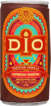 Dio Canned Cocktails Tahitian Vanilla Espresso Martini
