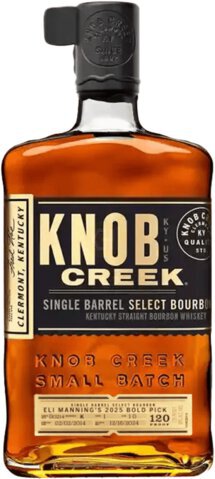 Knob Creek Single Barrel Select Bourbon 120° Eli Manning's 2025 Bold Pick
