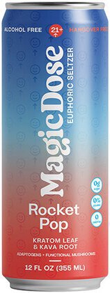 Magic Dose Rocket Pop Euphoric Seltzer