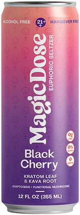 Magic Dose Black Cherry Euphoric Seltzer