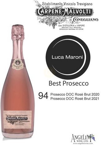 Carpene Malvolti Cuvee Brut Rose Prosecco