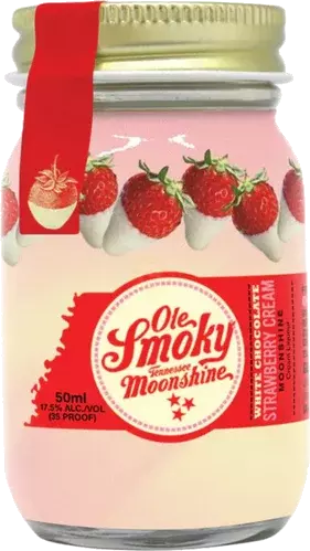 Ole Smoky White Chocolate & Strawberry Cream Moonshine