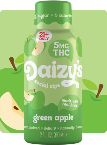 Daizys Green Apple Mg Shot Emp