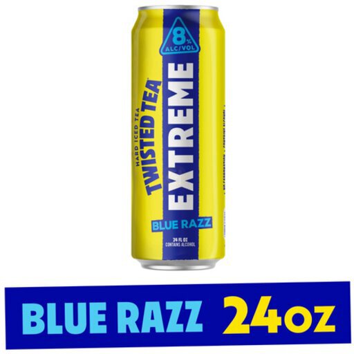 Twisted Tea Extreme Blue Razz 24OZ - Frugal MacDoogal Nashville's