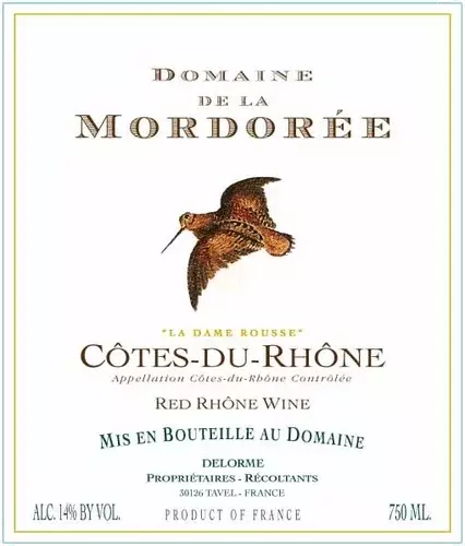 Domaine De La Mordoree Cotes Du Rhone La Dame Rousse Rouge