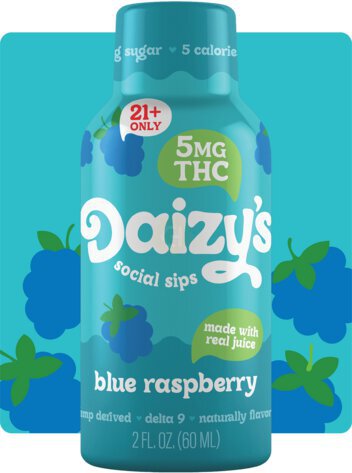Daizys Blue Raspberry Sips 5mg