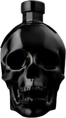 Crystal Head Onyx Blue Webber Agave Vodka With Shot Glasses