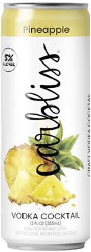 Carbliss Pineapple Vodka Cocktail
