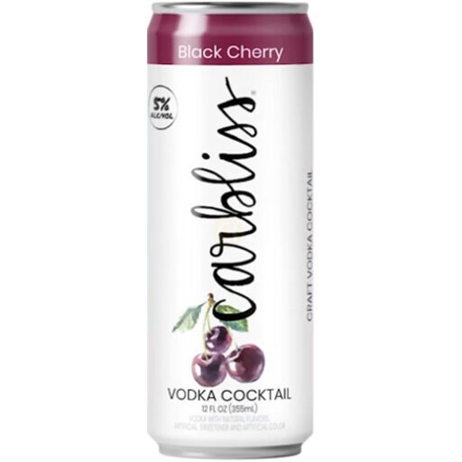 Carbliss Black Cherry Vodka Cocktail Single 12OZ - Holiday Liquors