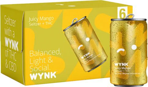 Wynk Juicy Mango Thc Seltzer