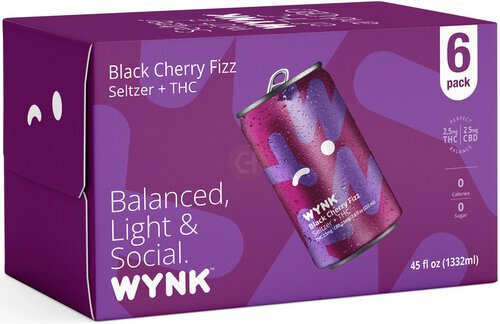Wynk Black Cherry Fizz Thc Seltzer