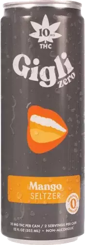 Gigli Zero Sugar Mango Mg Thc Infused Seltzers