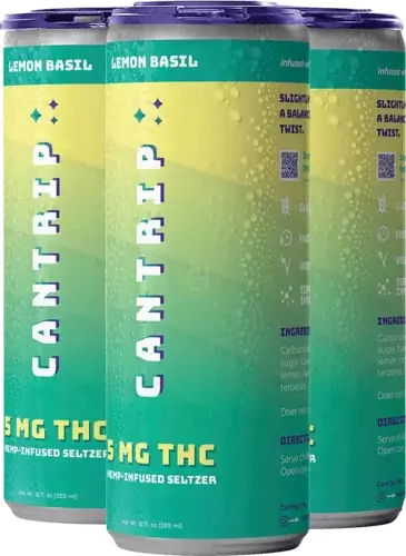 Cantrip Lemon Basil Seltzer 5mg Thc
