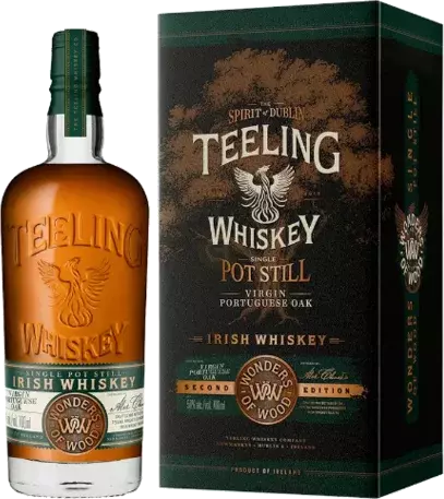 Teeling Single Pot Still Wonders Of Wood Virgin Portuguese Oak 2nd Edition Irish Whiskey