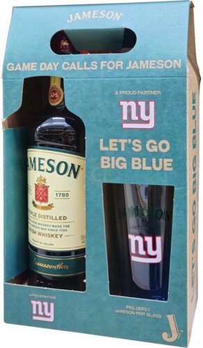 Jameson W Giants Pint Glass