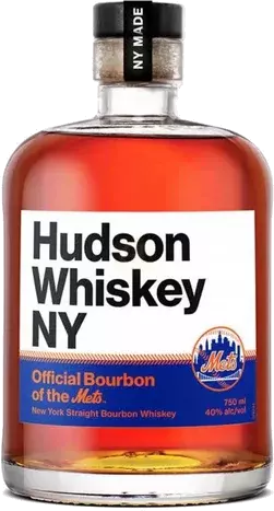 Hudson Whiskey Years Old Official Bourbon Of The Mets New York Straight Bourbo