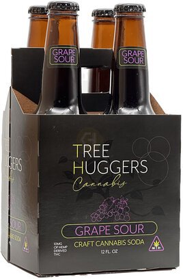 Tree Huggers Cannabis Grape Sour 10mg