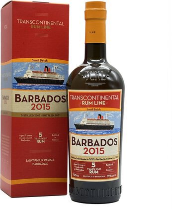 Transcontinental Rum Line Barbados 110pf 5 Year Old