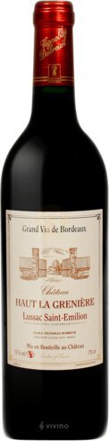Chateau Haut La Greniere Lussac Saint Emilion