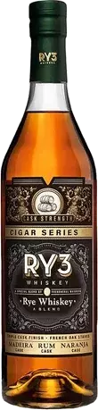 Ry3 Cigar Series Blended Triple Cask Finish Rye Whiskey