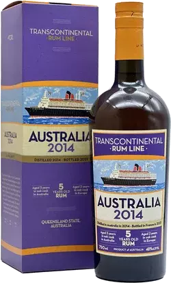 Transcontinental Rum Line Australia Years Old Rum