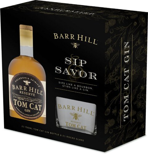 Barr Hill Gin Tom Cat Sip Savor Gift Set