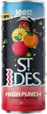 Saint Ides Tropical Punch 10mg Thc Hemp Infused