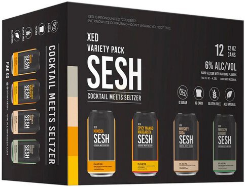 Sesh Cocktail Hard Seltzer Variety Mimosa