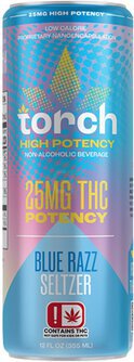 Torch Hp Mg Thc Blue Razz Seltzer Beverage