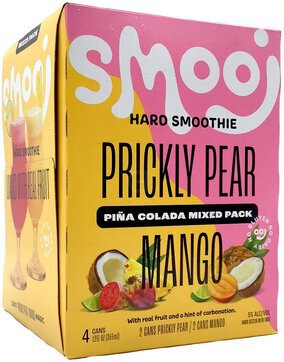SMOOJ PRICKLY PEAR PINA COLADA HARD SELTZER SMOOTHIE 12 OZ CAN
