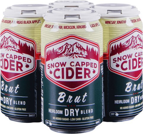 Snow Capped Brut Dry Blend Hard Cider Colorado
