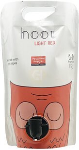 Georgas Family Hoot Light Red Pouch