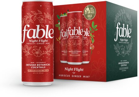 Fable Cbd Thc Na Cocktail Night Flight 4pc
