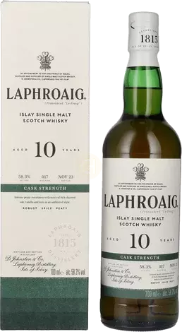 Laphroaig Islay Single Malt Scotch Whisky Year Cask Strength Batch