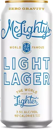 Zero Gravity Mclighty's Light Lager Canned