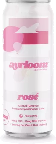 Ayrloom 10mg Thc Dry Cider Rose Cider