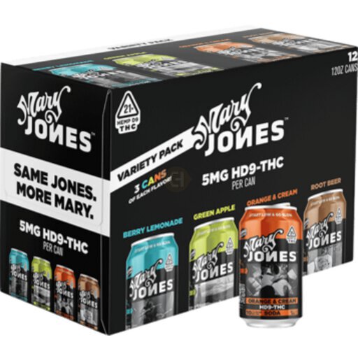 クリスティーナ　4種類 Mary Jones Variety Pack 10mg Thc 12OZ - Top Ten Liquors